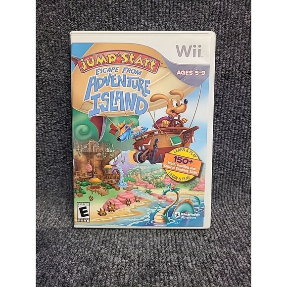 Wii Jumpstart Escape Adventure island - Nintendo Wii Complete - Picture 1 of 4